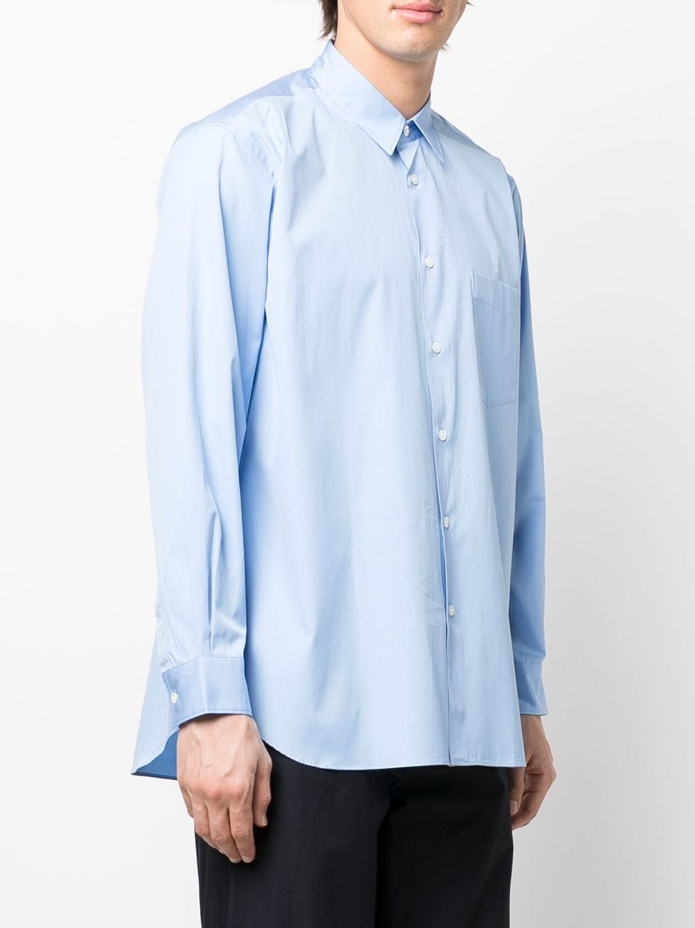 camicia azzurra