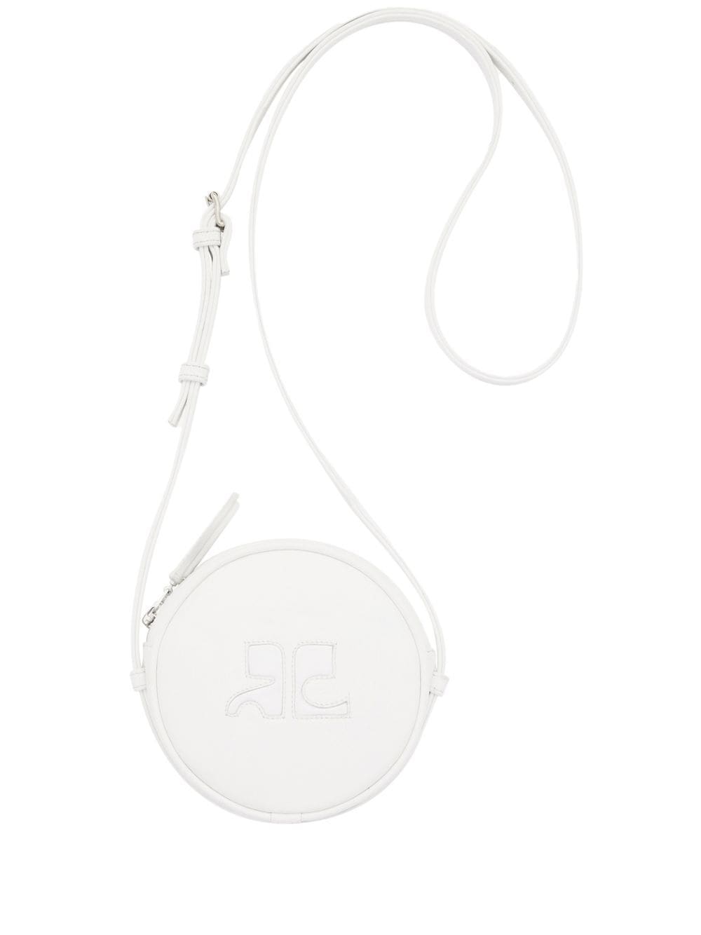 Courrèges Circle Logo-patch Shoulder Bag