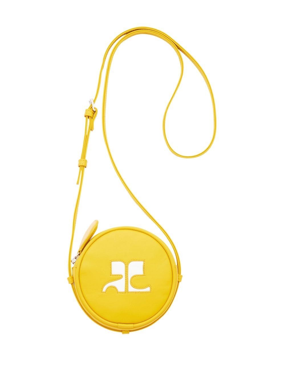 Courrèges Circle Logo-patch Shoulder Bag