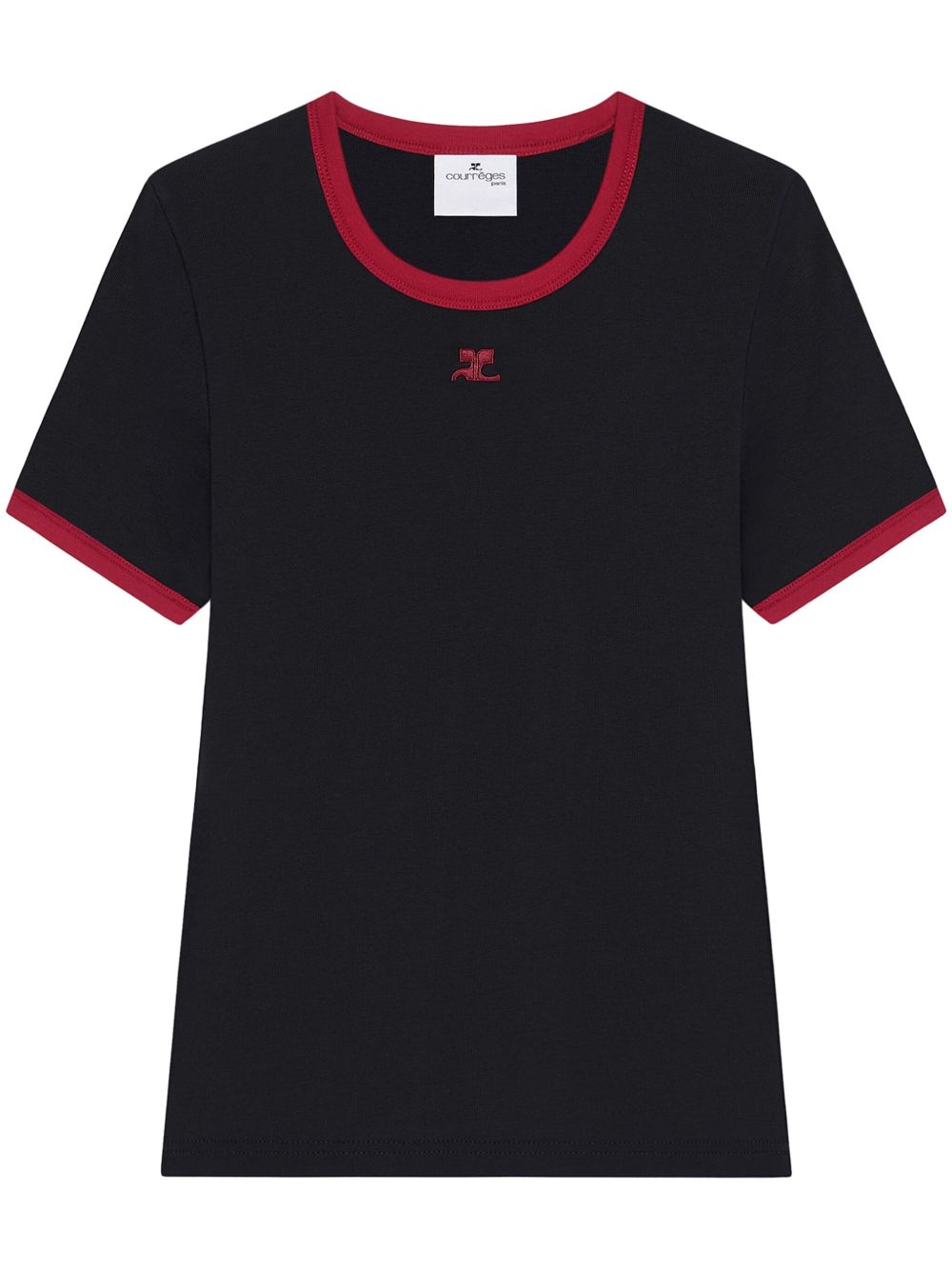 SIGNATURE CONTRAST T-SHIRT - courrèges