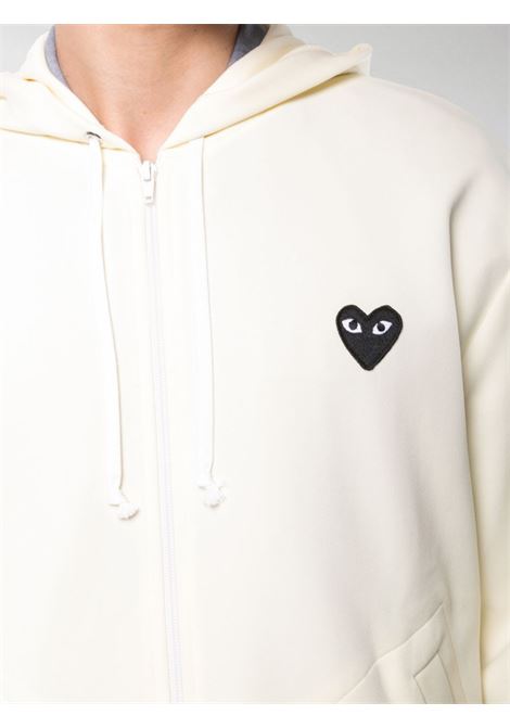 comme des garcons pink hoodie