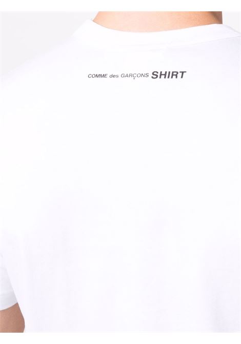 cream comme des garcon shirt