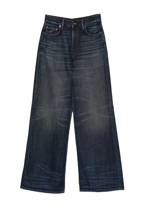 regular fit 2022f jeans woman dark blue ACNE STUDIOS | A00554838