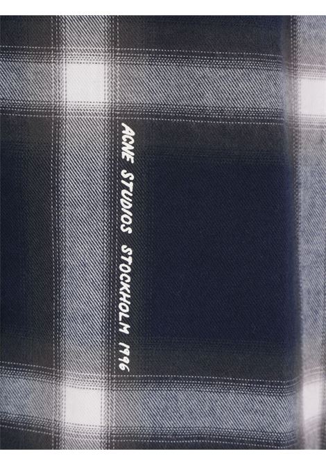 putton-up shirt man navy ACNE STUDIOS | BB0632AV7