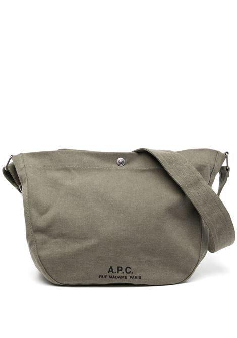 jurnal satchel bag woman khaki APC | PSAJZ-M61939JAA