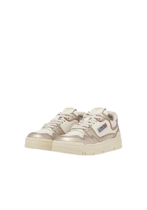 sneakers clc low mb01 donna bianche e oro AUTRY | ROLWMB01