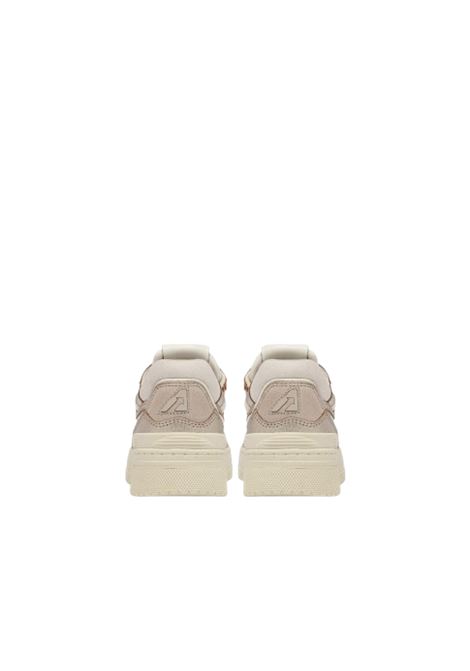 sneakers clc low mb01 donna bianche e oro AUTRY | ROLWMB01