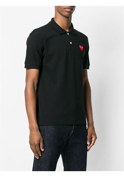comme des garçons play polo