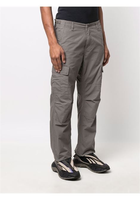 pantaloni aviation uomo grigi in cotone - CARHARTT WIP - d — 2