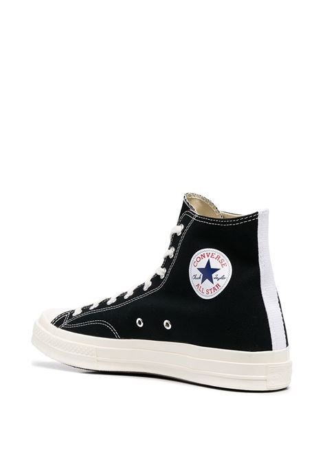 comme des garçons converse black