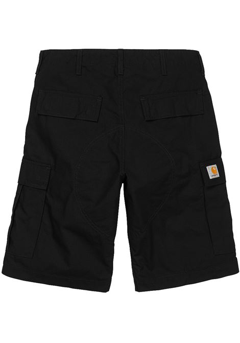regular cargo short man black in cotton CARHARTT WIP | Shorts | I02824689.02
