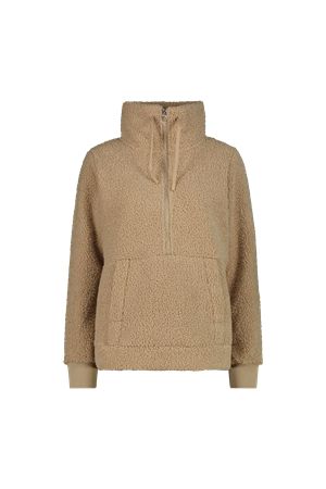 Felpa mezza zip da donna in High Loft CMP | 32P3806P405
