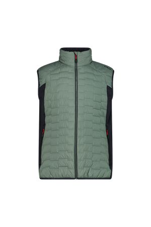 Gilet smanicato ibrido da uomo imbottito con PrimaLoft Black thermoplume Unlimitech CMP | 35Z2807F762