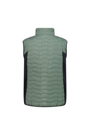 Gilet smanicato ibrido da uomo imbottito con PrimaLoft Black thermoplume Unlimitech CMP | 35Z2807F762