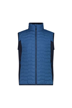 Gilet smanicato ibrido da uomo imbottito con PrimaLoft Black thermoplume Unlimitech CMP | 35Z2807N825