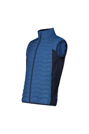 Gilet smanicato ibrido da uomo imbottito con PrimaLoft Black thermoplume Unlimitech CMP | 35Z2807N825