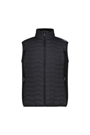 Gilet smanicato ibrido da uomo imbottito con PrimaLoft Black thermoplume Unlimitech CMP | 35Z2807U423