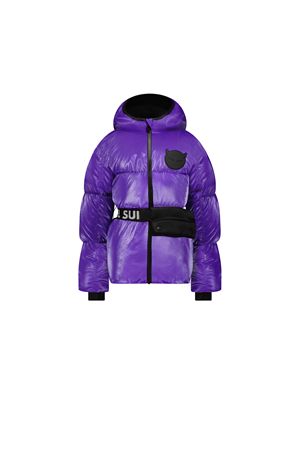 puff girls fleece hooded jacket SUPER REBEL | R509-5204997