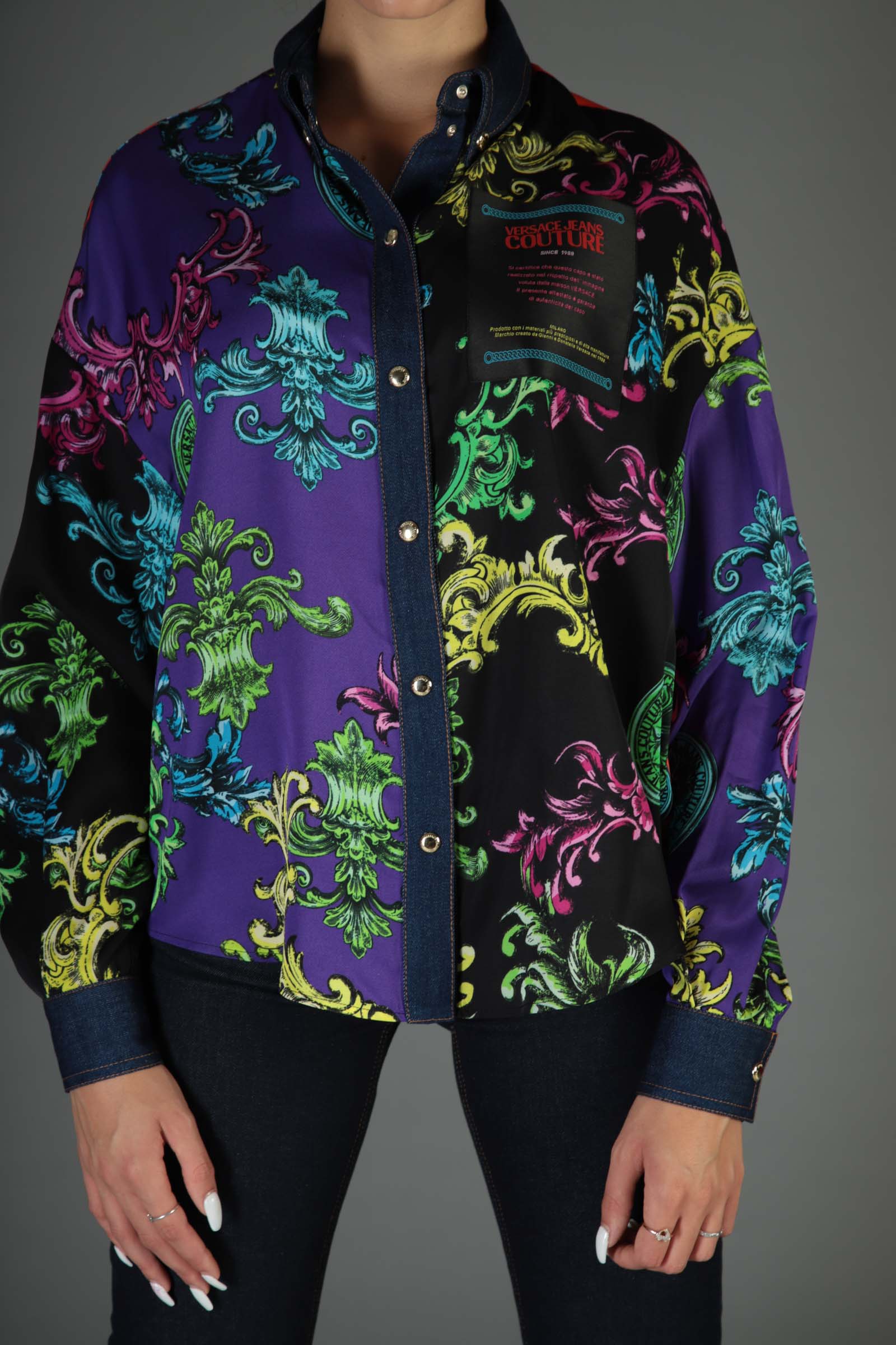 camicia versace uomo outlet