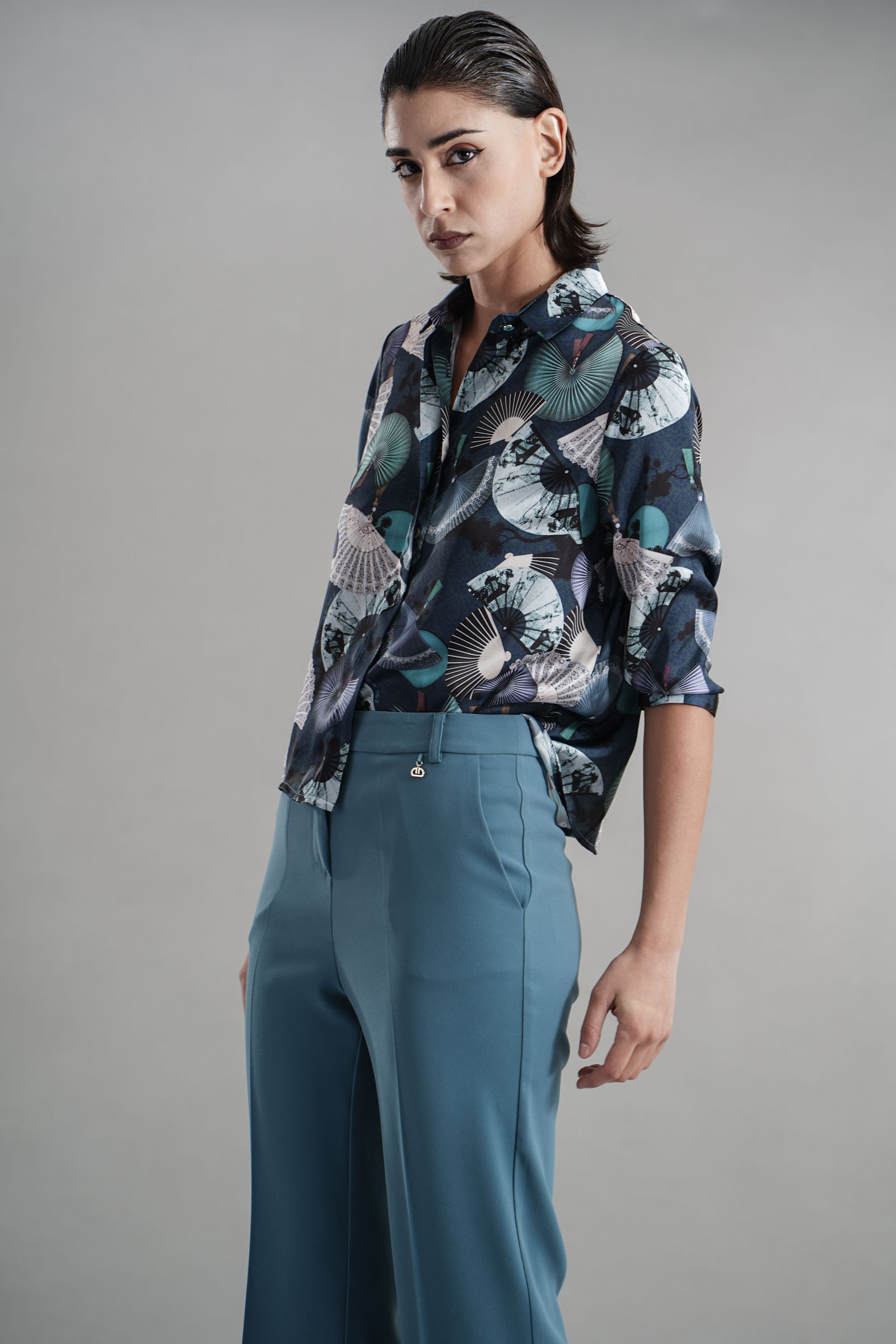 Camicia in raso Il The' Delle 5 | SPOON56STVENTAGLI OTTANIO