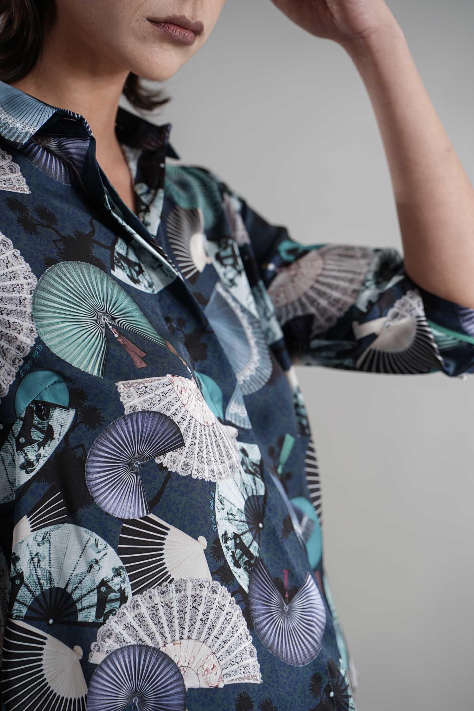 Camicia in raso Il The' Delle 5 | SPOON56STVENTAGLI OTTANIO
