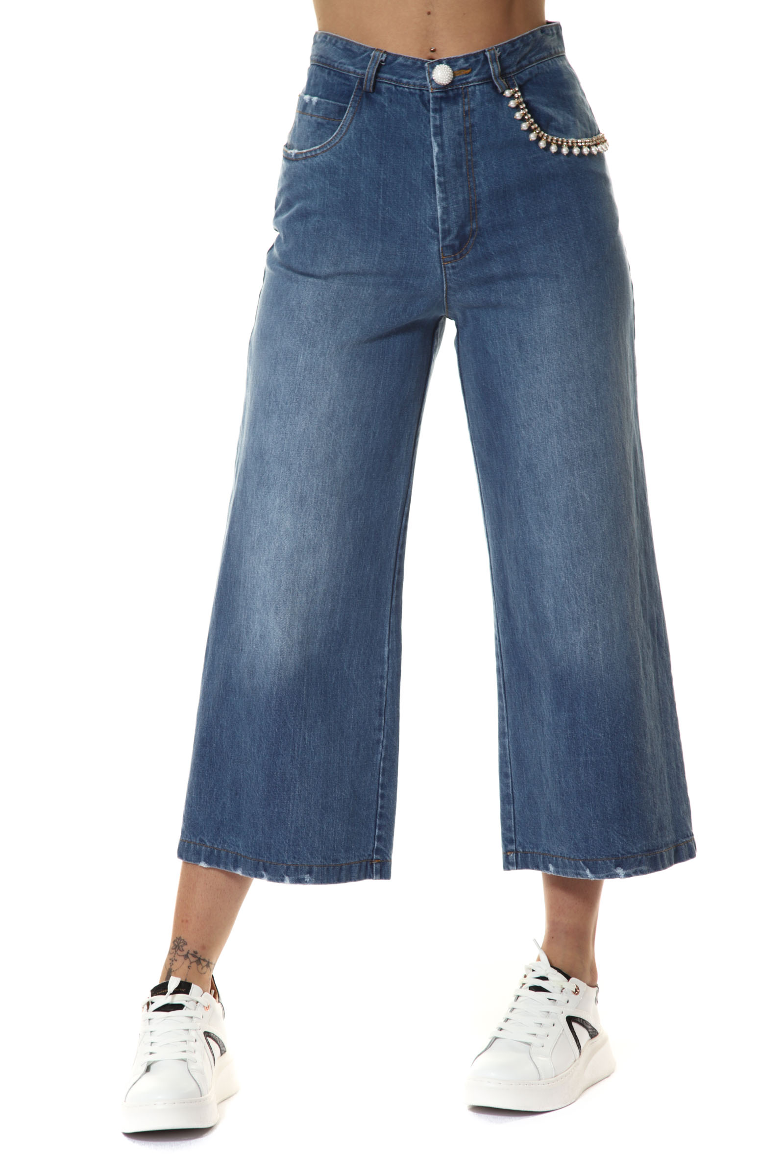 Jeans palazzo - Il The' Delle 5 - DayDreamStore