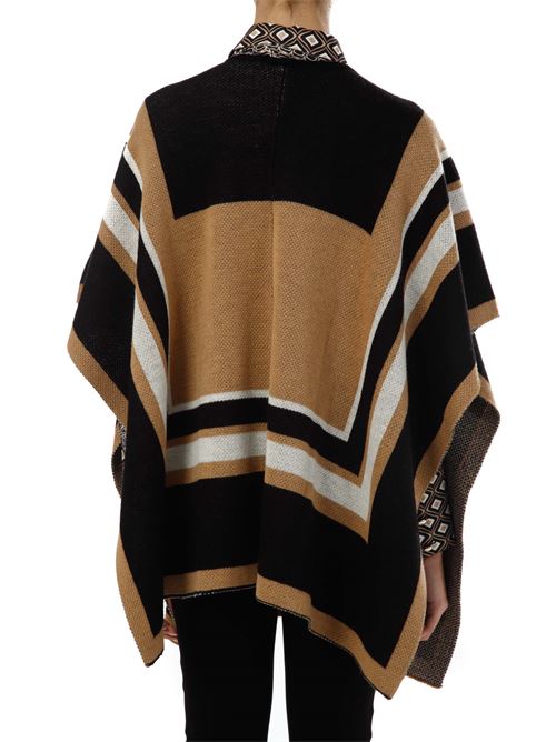 Mantella Double C Double C | A0970023CAMELLO/NERO