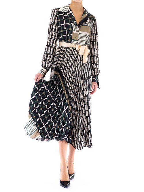 Abito Double C Double C | A065-016BEIGE/CAMOSCIO/NERO