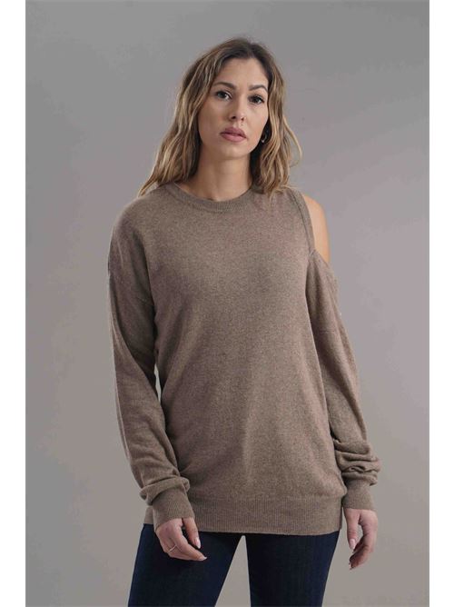 Maglia in misto lana brand unique | 2405AZTECO