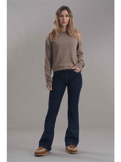 Maglia in misto lana brand unique | 2405AZTECO