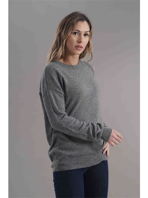 Maglia in misto lana brand unique | 2405GRAY