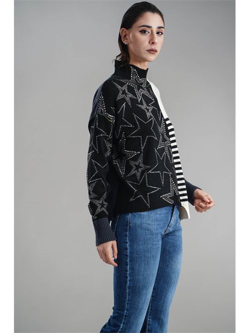 Maglia in misto lana brand unique | BUW24016GRAY