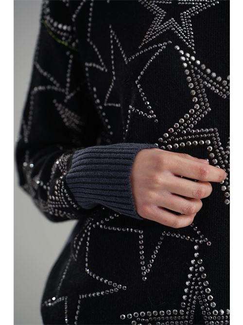 Maglia in misto lana brand unique | BUW24016GRAY