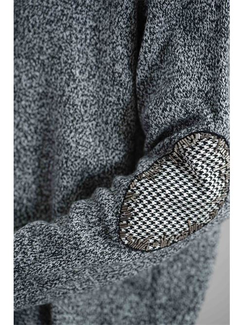 Maglia in misto lana brand unique | BUW24022BLACK