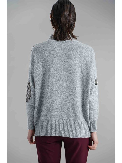 Maglia in misto lana brand unique | BUW24022GRAY