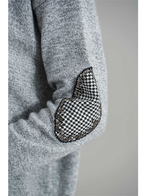 Maglia in misto lana brand unique | BUW24022GRAY