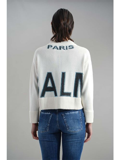 Cardigan in misto lana brand unique | BUW24612NATURALE