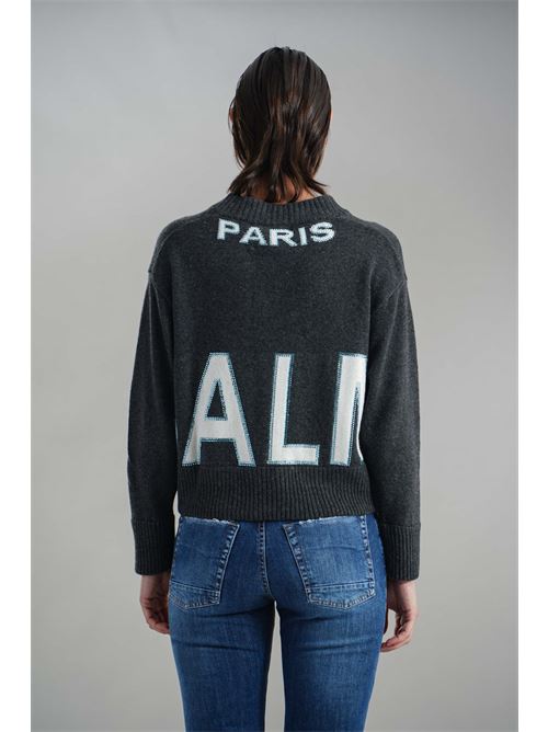 Cardigan in misto lana brand unique | BUW24612STRET