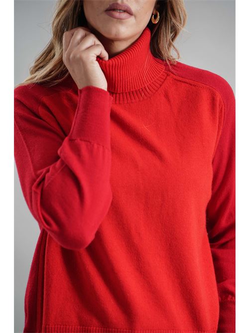 Maglia in lana vergine calatura | ACT811ROSSO
