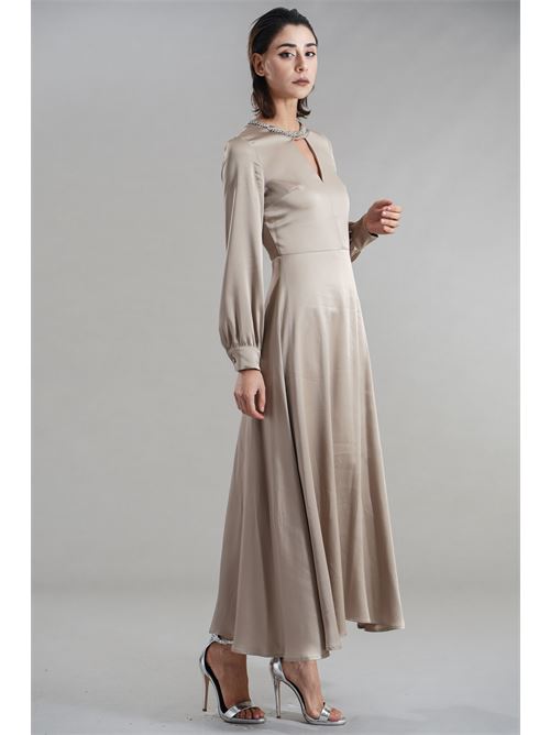 Abito in raso Clips | M0299420LOTORTORA