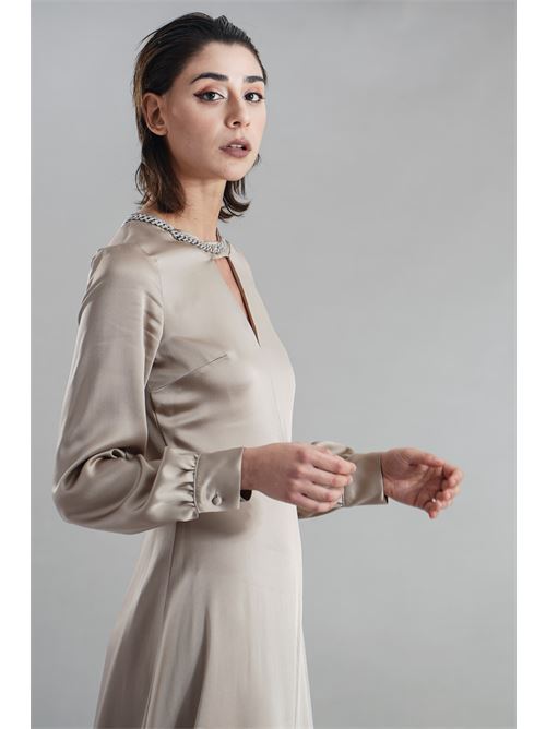 Abito in raso Clips | M0299420LOTORTORA