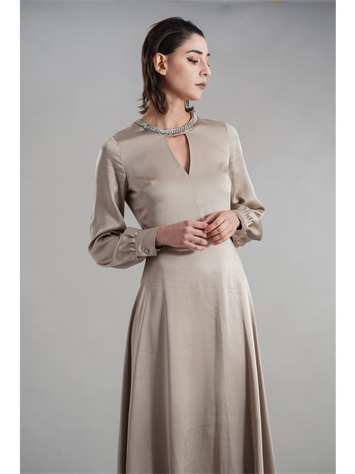 Abito in raso Clips | M0299420LOTORTORA