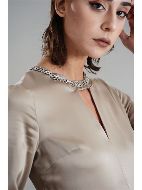 Abito in raso Clips | M0299420LOTORTORA