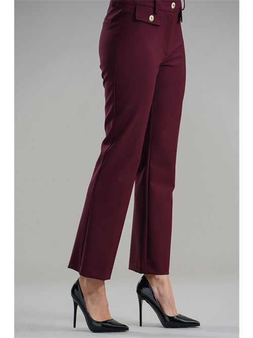 Pantalone in cady elastico Double C | E085114VINACCIO