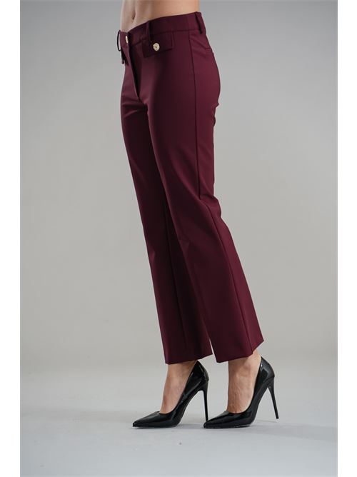 Pantalone in cady elastico Double C | E085114VINACCIO