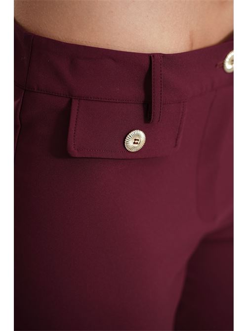Pantalone in cady elastico Double C | E085114VINACCIO