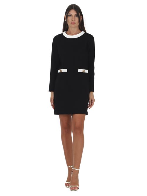 Abito in punto milano LANACAPRINA | 9214NERO/LATTE