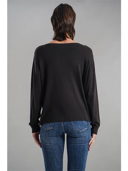 Maglia in viscosa Maida Mila Milano | M1091CIOCCOLATO