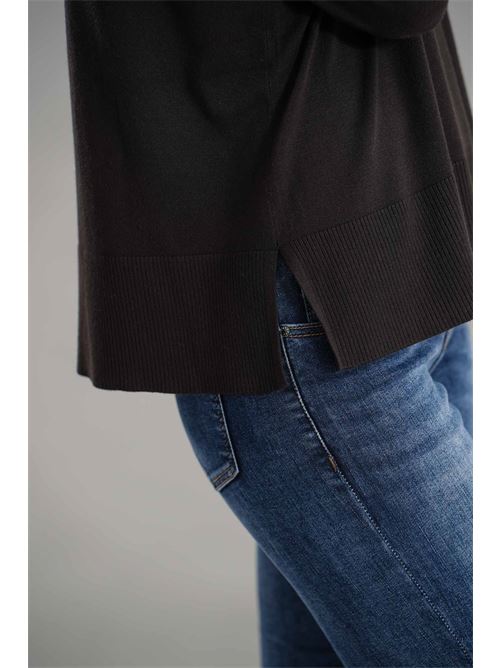 Maglia in viscosa Maida Mila Milano | M1091CIOCCOLATO