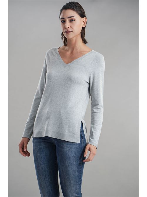 Maglia in viscosa Maida Mila Milano | M1094GRIGIO